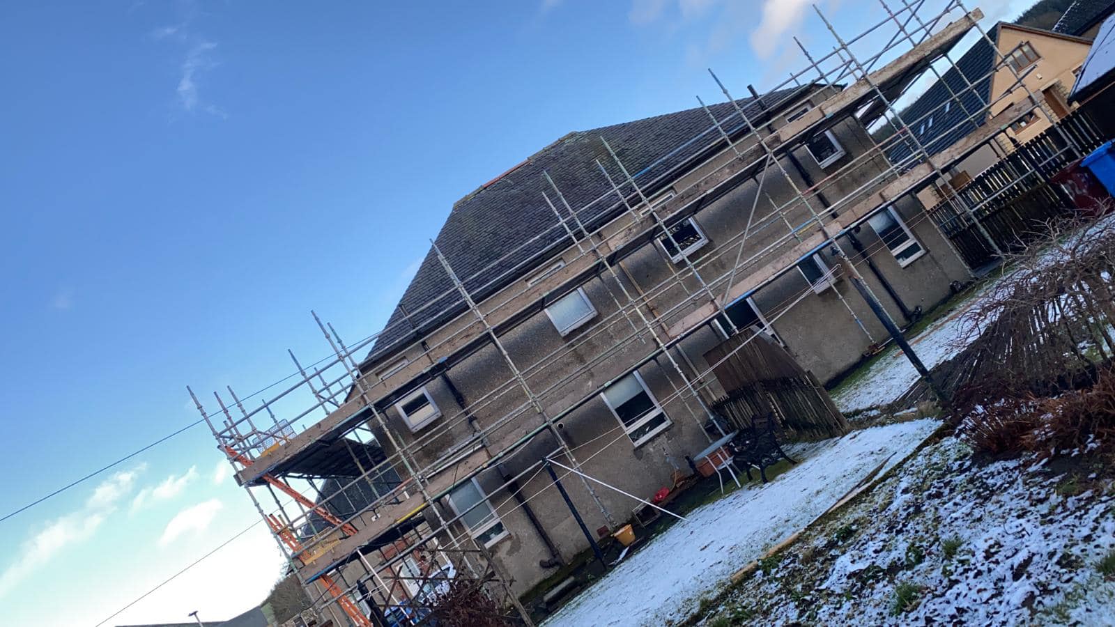 Scaffolding in Lanarkshire